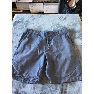 Tommy Hilfiger Men's 38 Gray Cotton Chino Shorts Casual Classic Lightweight
